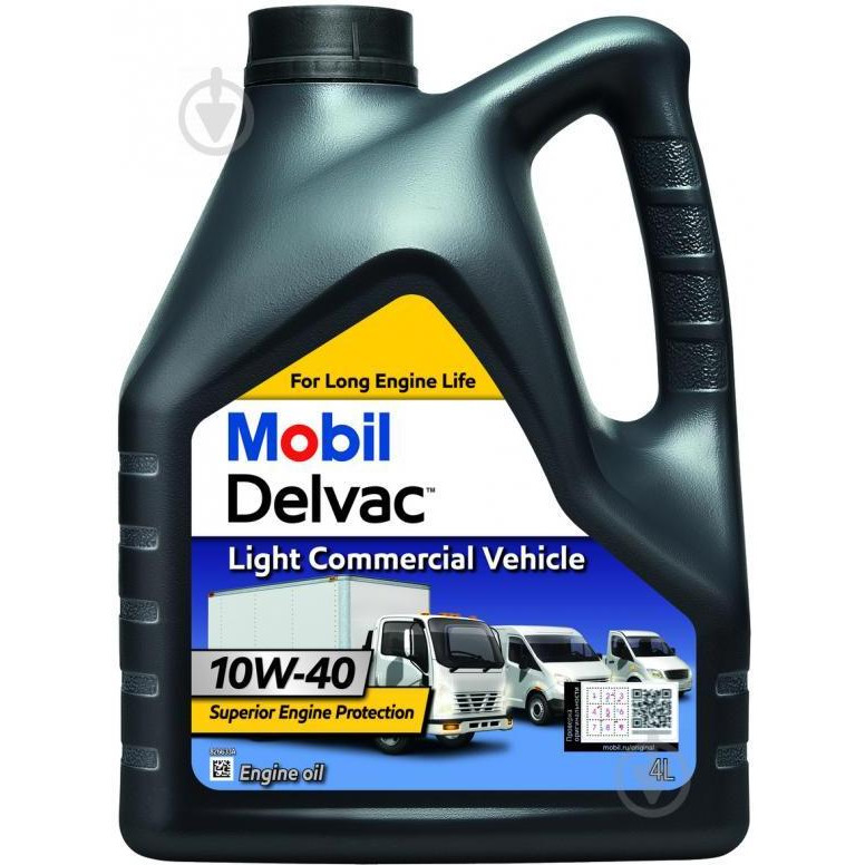 Mobil Delvac Light Commercial Vehicle 10W-40 4л - зображення 1