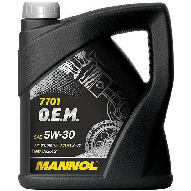 Mannol 7701 O.E.M. Chevrolet Opel 5W-30 Energy Formula OP 4л - зображення 1