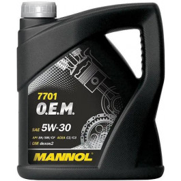   Mannol 7701 O.E.M. Chevrolet Opel 5W-30 Energy Formula OP 4л