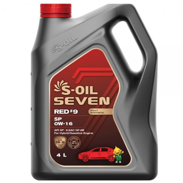 S-OIL 7 RED #9 SP 0W-16 4л - зображення 1