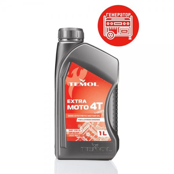 TEMOL EXTRA MOTO 4T Semi synthetic 10W-30 1л - зображення 1