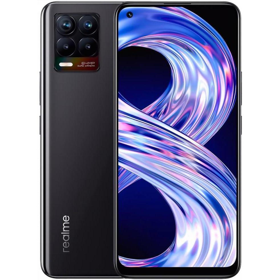 realme 8 4/64GB Cyber Black - зображення 1