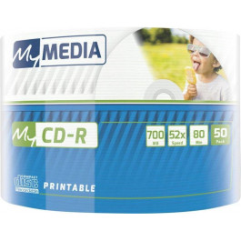   MyMedia CD-R MyMedia 700 MB 52x 50pcs/wrap printable (69206)