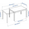 IKEA EKEDALEN 120/180x80h75 ciemnobrazowy/EKEDALEN (692.212.78) - зображення 9