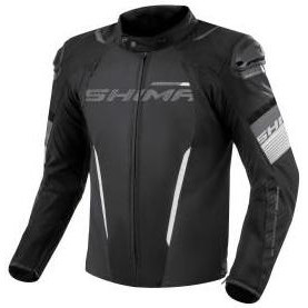 SHIMA Мотокуртка Shima Solid 2.0 Black-White L - зображення 1