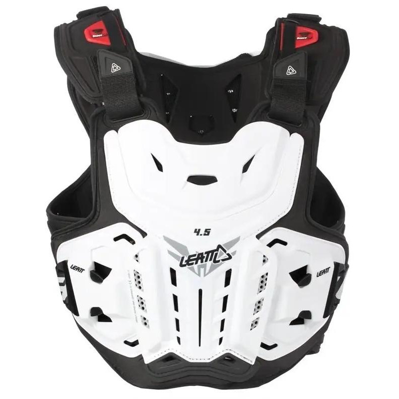 LEATT Моточерепаха  Chest Protector 4.5 White 2XL - зображення 1