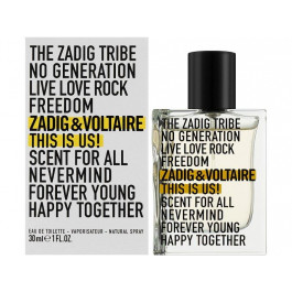   Zadig & Voltaire This Is Us! Туалетная вода унисекс 30 мл