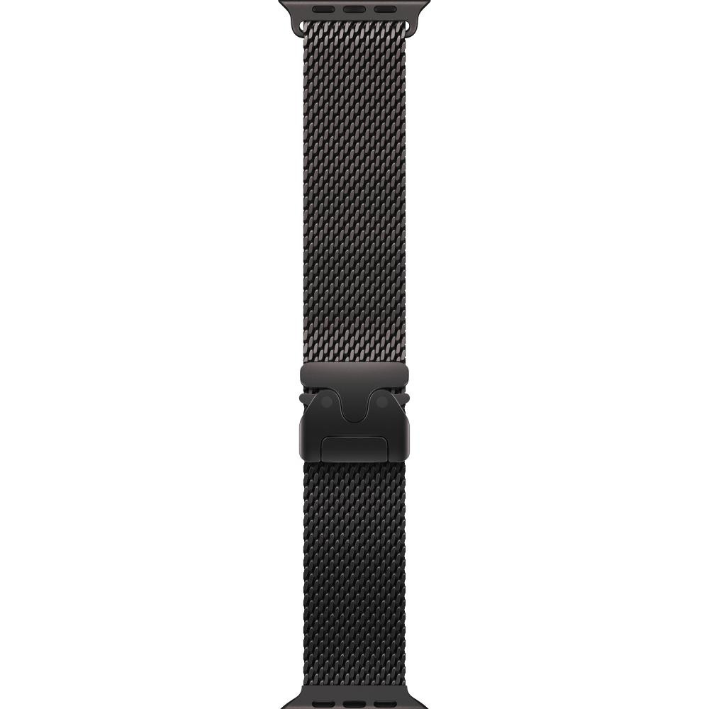 Apple Ремінець  Milanese Loop Black Titanium для  Watch 44/45/46/49mm - Small (MXKF3) - зображення 1