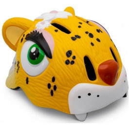 Crazy Safety Bicycle helmet / Yellow Leopard