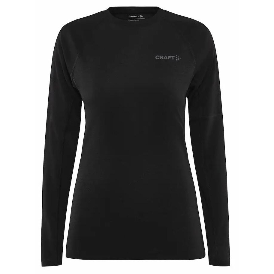 Craft Термокофта жіноча ADV Wool Merino RN LS Woman M Чорний - зображення 1