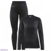 Craft Термобелье  CORE DRY BASELAYER SET W L Черный - зображення 1