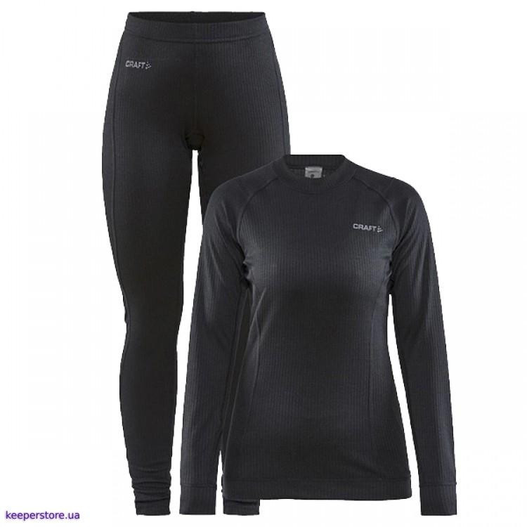 Craft Термобелье  CORE DRY BASELAYER SET W L Черный - зображення 1