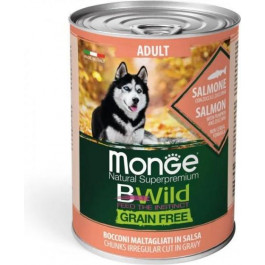   Monge BWild Grain Free Adult з лососем, гарбузом і цукіні 400 г (8009470012621)