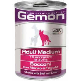   Gemon Wet Medium Adult Beef and Liver 415 г (70387859)