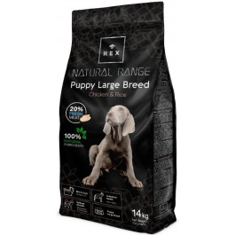   Rex Natural Range Puppy Large Chicken Rice 14 кг (8436557745767)