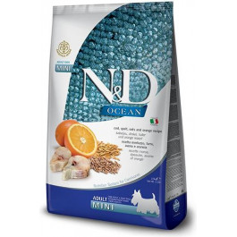   Farmina N&D Ocean Adult Mini Cod, Spelt, Oats Orange 0,8 кг (160732)