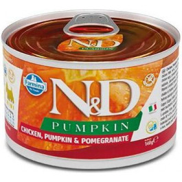   Farmina N&D Grain Free Adult Mini Pumpkin Chicken 140 г (160586)