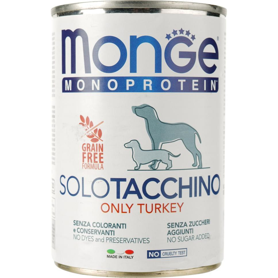 Monge Monoprotein Turkey 400 г (70014229) - зображення 1