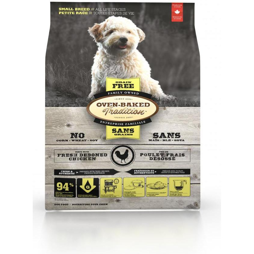 Oven-Baked Tradition Grain Free Small Breed Сhicken 5.67 кг (9805-12.5-PB) - зображення 1