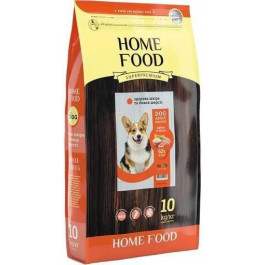   Home Food Корм для собак средних пород с индейкой и лососем 10 кг (4820235020392)