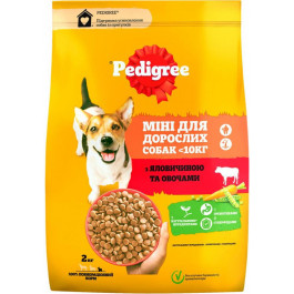   Pedigree Adult Mini Яловичина та овочі 2 кг (5998749120927)