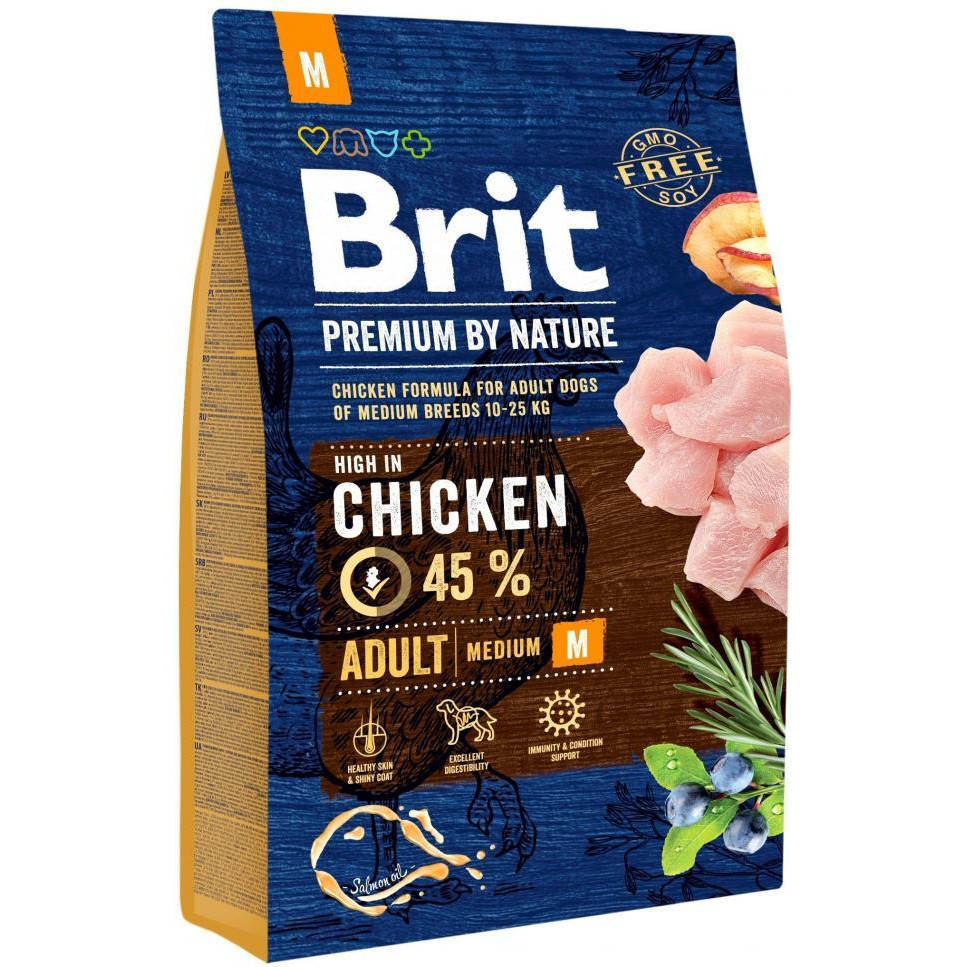 Brit Premium Adult M 3 кг 170816/6352 - зображення 1