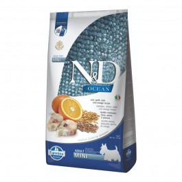   Farmina N&D Ocean Adult Mini Cod, Spelt, Oats Orange 7 кг (160734)