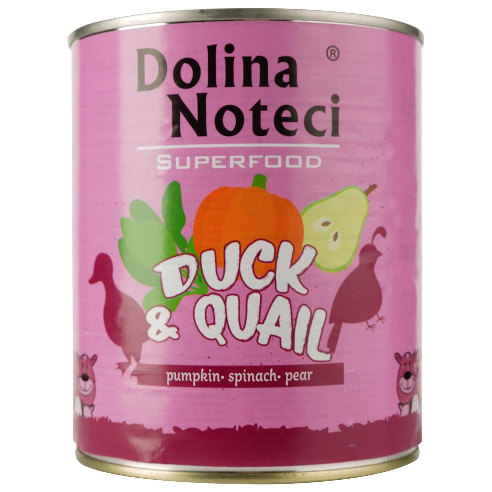 Dolina Noteci Superfood Duck and Quail 800г DN515-303596 - зображення 1