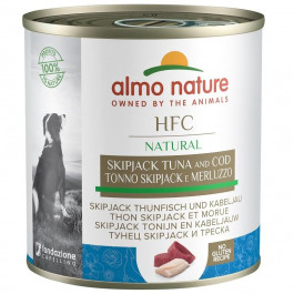   Almo Nature HFC Dog Natural зі смугастим тунцем та тріскою 290 г (8001154124316)