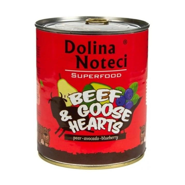 Dolina Noteci Superfood Beef and Goose Hearts 800г DN513-303633 - зображення 1