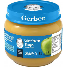   Gerber Пюреяблуко, 80 г