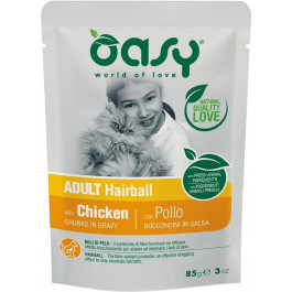   OASY Adult Hairball з куркою 85 г (8053017343761)