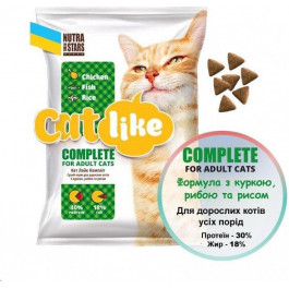   Nutra 5 Stars Catlike Complete з куркою, рибою та рисом 10 кг (4820139950504)