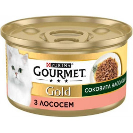   Gourmet Gold Соковита насолода з лососем 85 г 24 шт