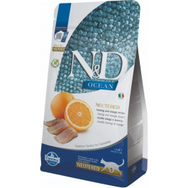   Farmina N&D Grain Free Ocean Herring & Orange Neutered 1.5 кг 175581