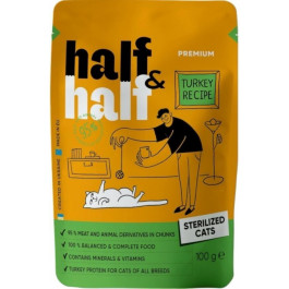   Half & Half Turkey Recipe Sterilised Cats 100 г (20895)