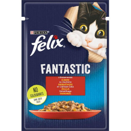   Felix Fantastic з яловичиною в желе 85 г (7613039838624)