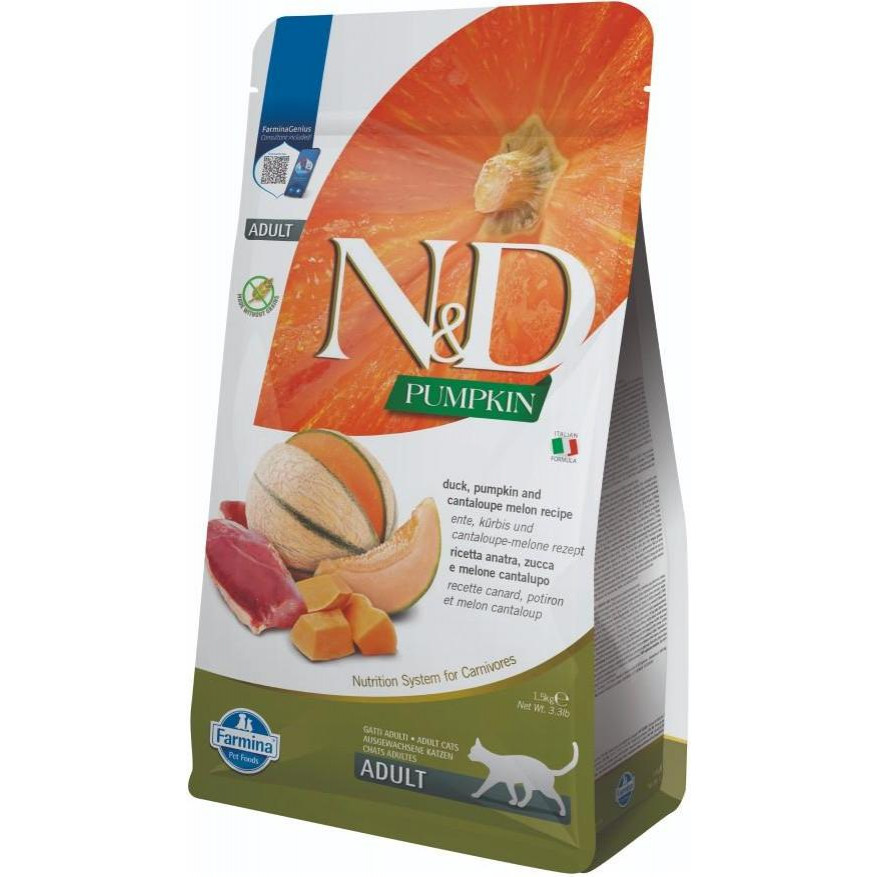 Farmina N&D Grain Free Adult Pumpkin Duck Cantaloupe 1,5 кг 168805 - зображення 1