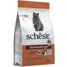   Schesir Sterilized & Light Chicken 1,5 кг (ШКВСК1,5)