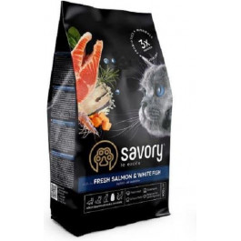   Savory Adult Cat Gourmand Fresh Salmon & White Fish 0,4 кг (4820232630013)