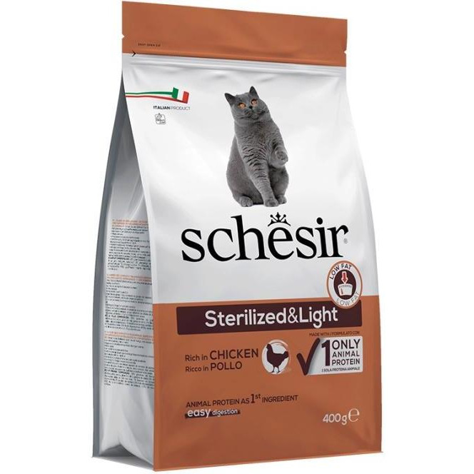 Schesir Sterilized & Light Chicken 0,4 кг (ШКВСК0.4) - зображення 1