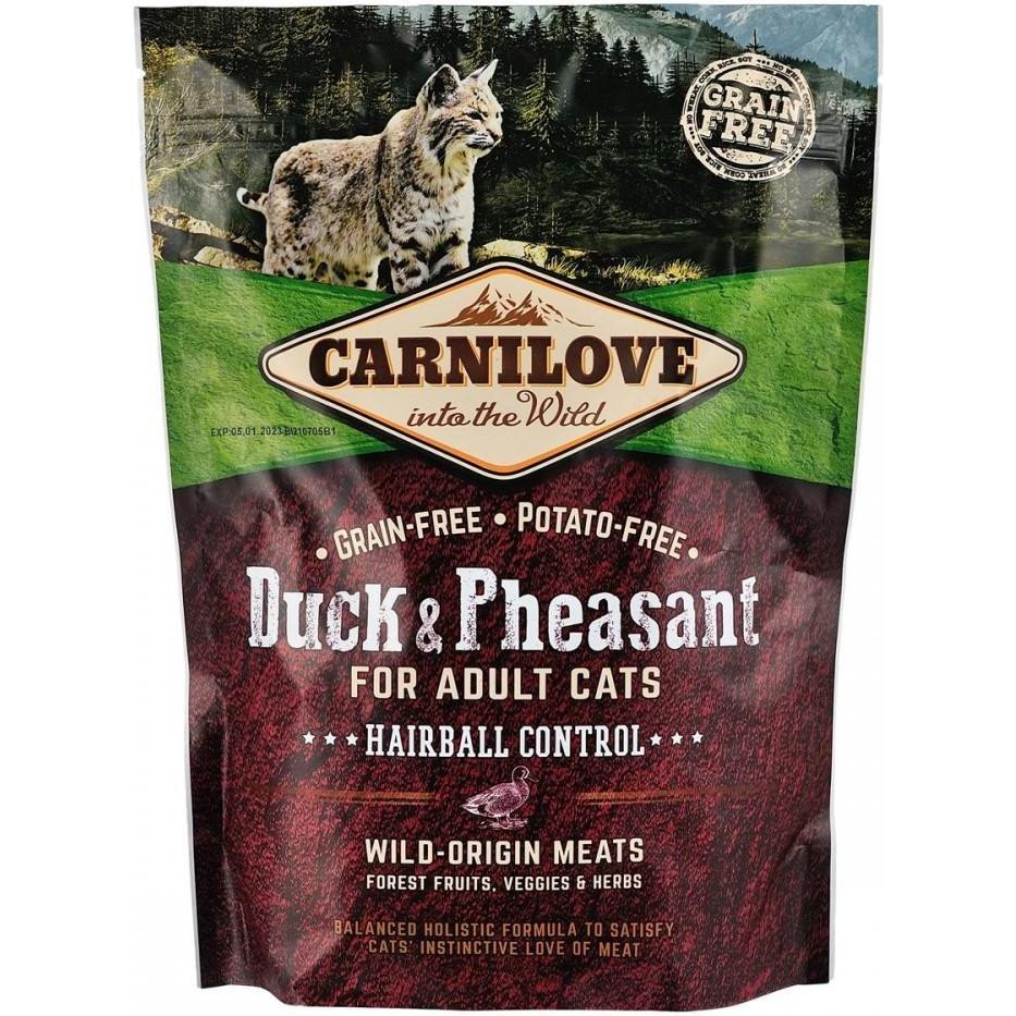 Carnilove Duck & Pheasant Hairball Controll 0,4 кг (170191/2355) - зображення 1