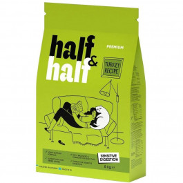   Half & Half Turkey Recipe Sensitive Digestion Adult Cats 8 кг (20833)