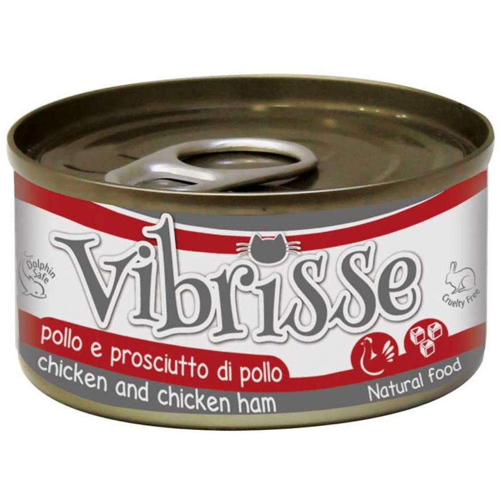 Vibrisse&Tobias chicken & chicken ham 70 г (8023222143500) - зображення 1