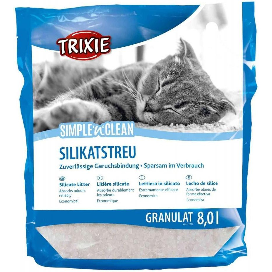 Trixie 4020 Fresh'n'Easy Silicate Litter 8 л - зображення 1