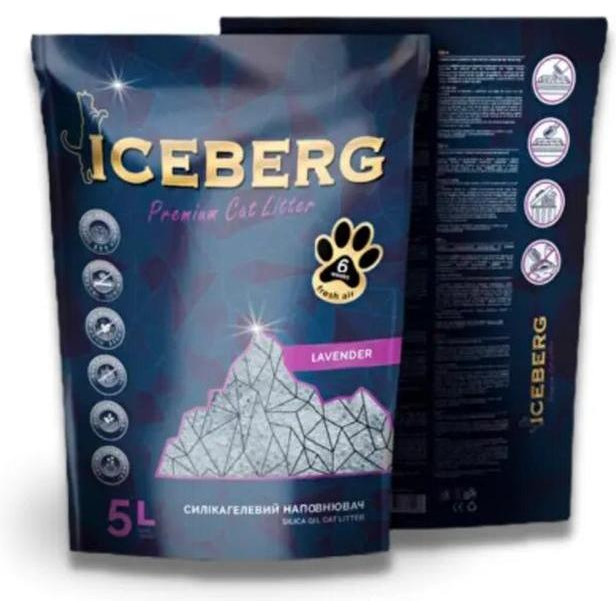 Iceberg Premium Cat Litter Lavender 5 л (4820266800086) - зображення 1