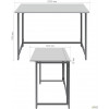 Art Metal Furniture Fold FL1000 чорний/дуб сонома (217849) - зображення 4