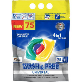   Wash&Free Капсули для машинного прання (4260637722980)