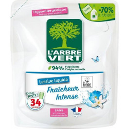   L'Arbre Vert Рідкий пральний засіб  Інтенсивна свіжість Запасний блок 1.53 л (3450601046438)