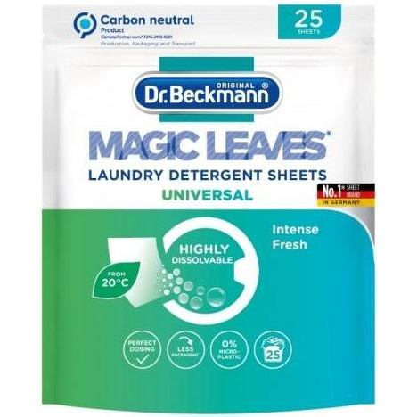 DR. Beckmann Серветки для прання Magic Leaves Універсальні 25 шт. (4008455585116) - зображення 1